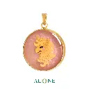 Unicorn Lilac Shell Pendant