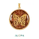 Butterfly Goldstone Pendant 