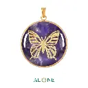 Butterfly Amethyst Pendant  
