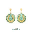 Horseshoe Turquoise Earrings 