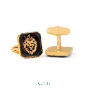 Lion Onyx Square Cufflinks 