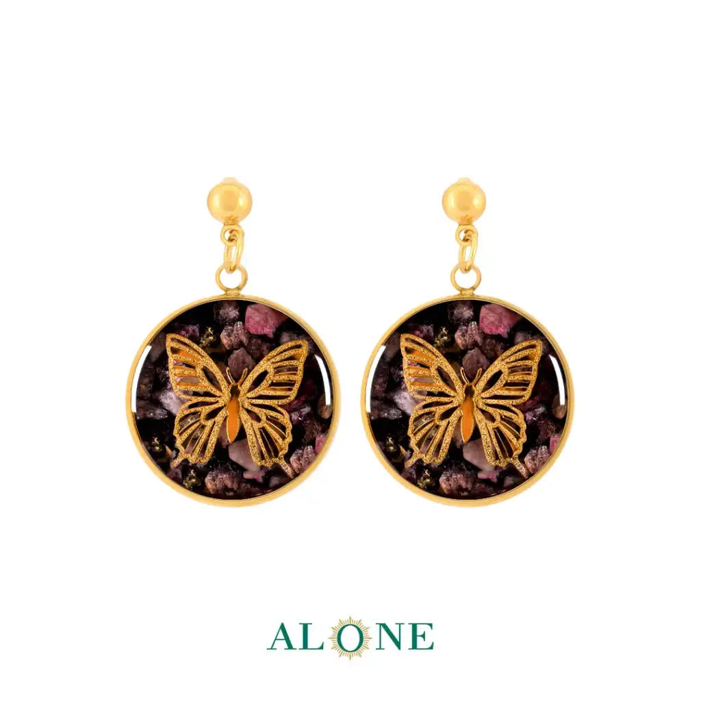 Butterfly Tourmaline Earrings 