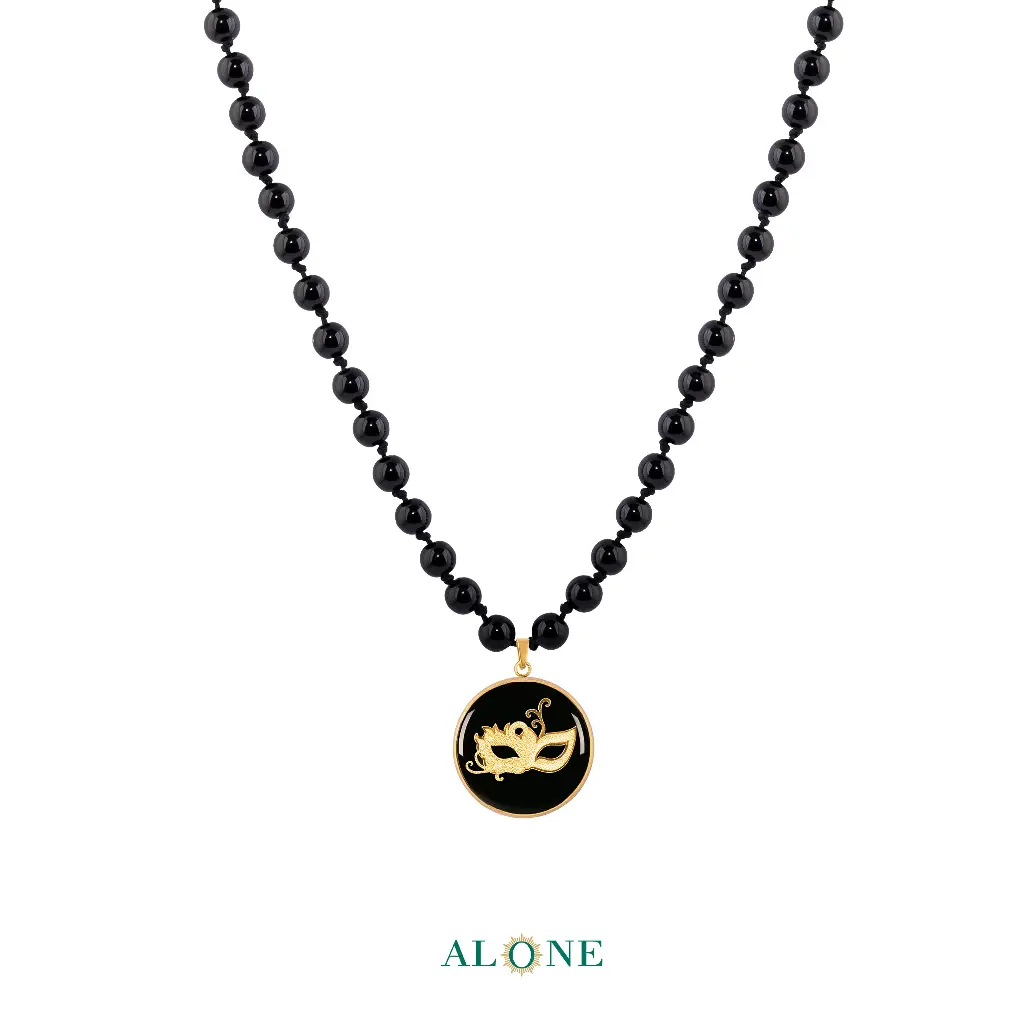 Masquerade Onyx Necklace