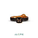 Indigo Glory Leather Wristband
