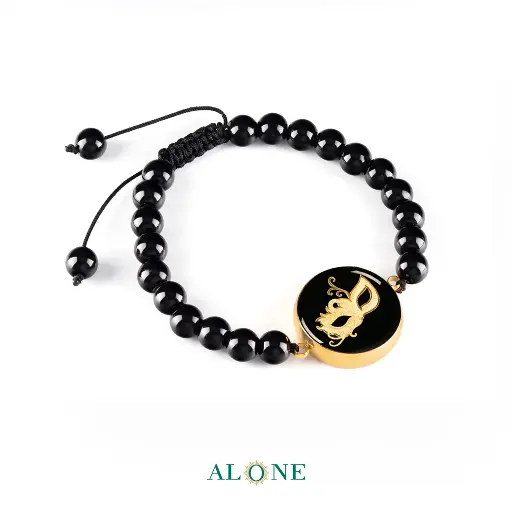 [P05178001001A] Masquerade Onyx Bracelet  