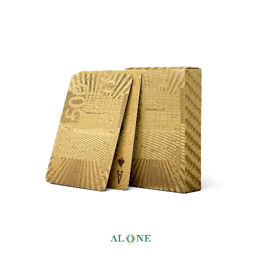 Golden Euro Playing Cards