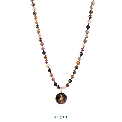 [P08001019006B7] Ballet Tourmaline Necklace